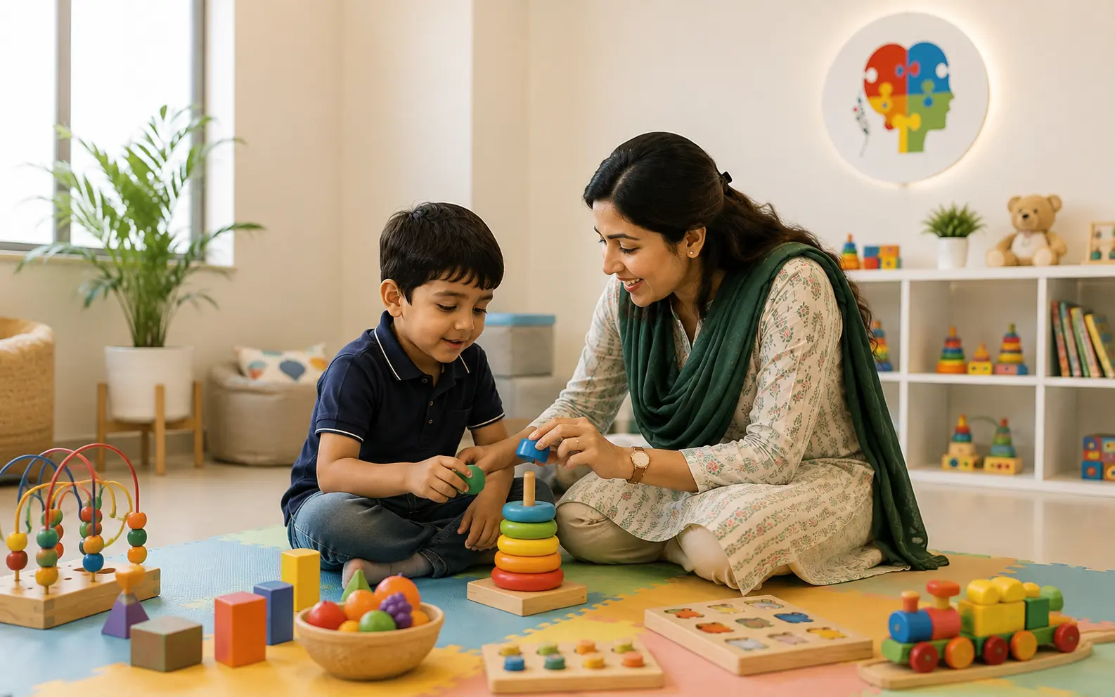 Play based speech therapy child