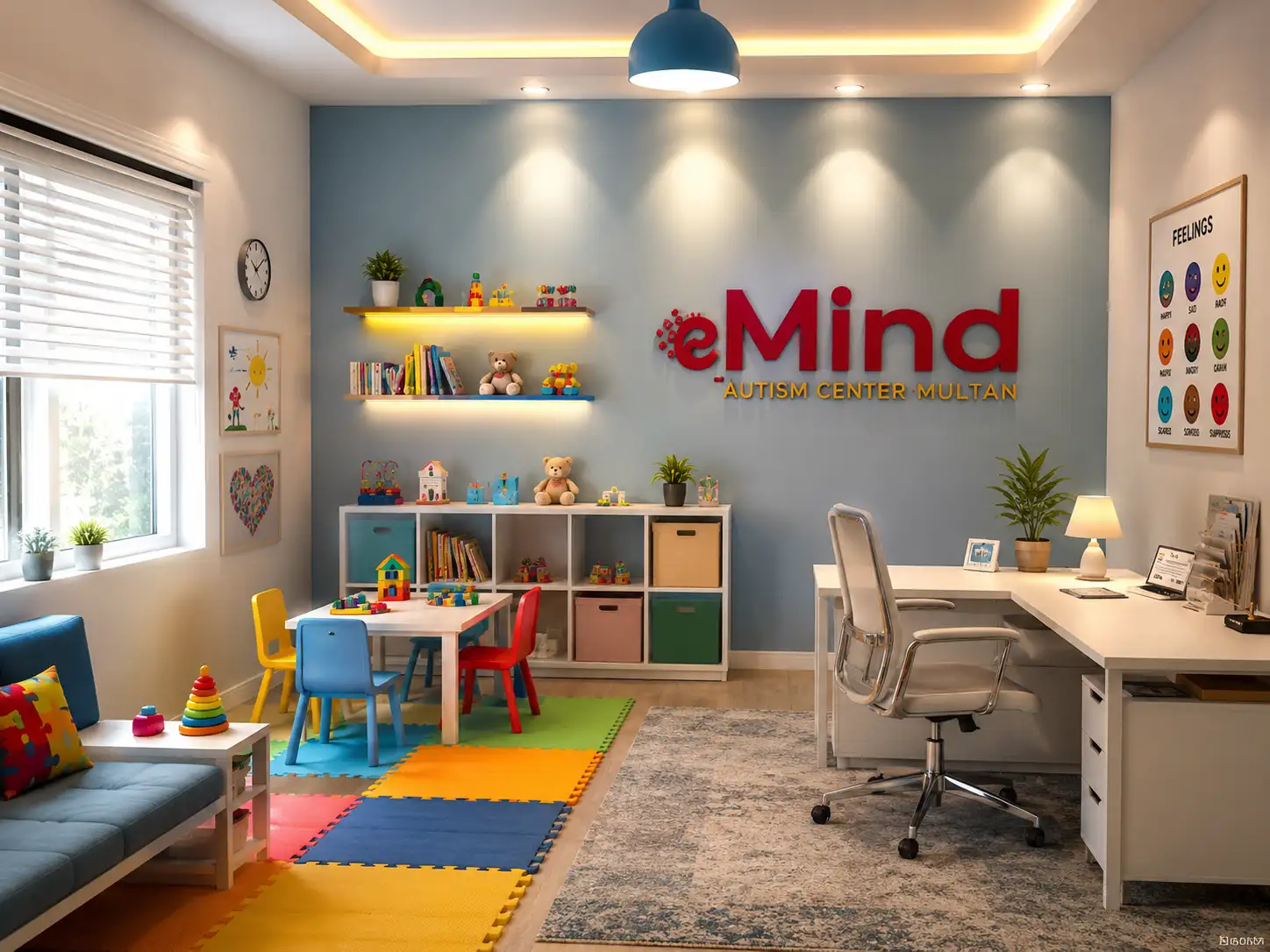 Therapy room eMind Autism Center