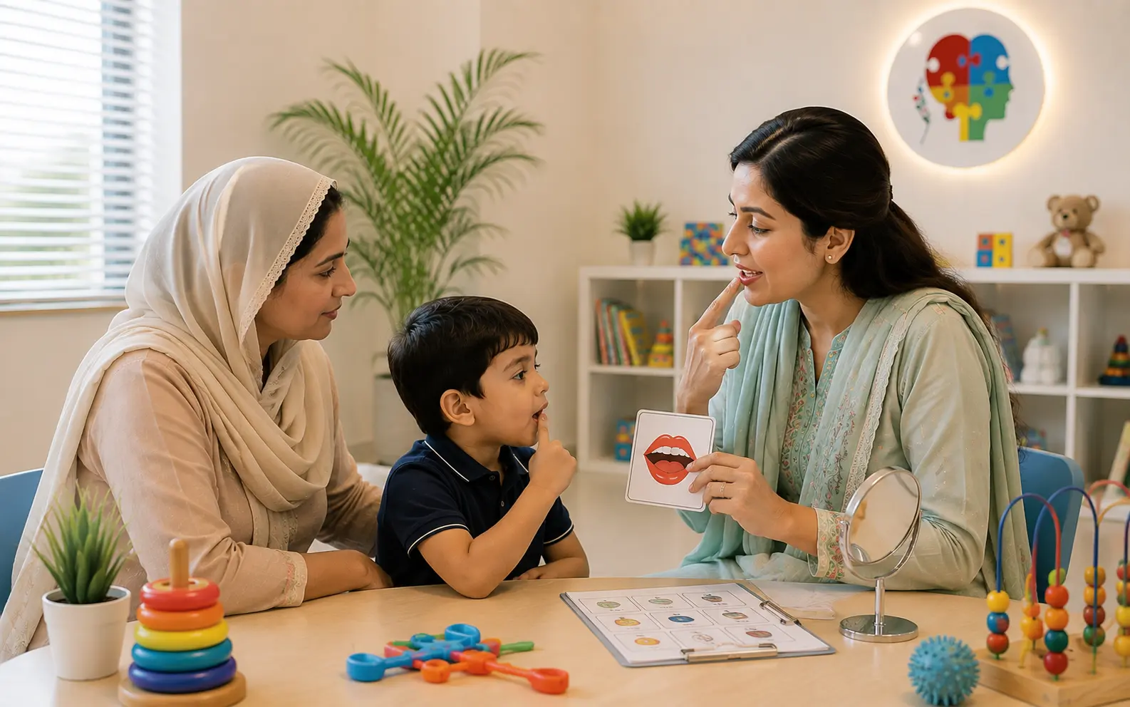 Parent training speech therapy